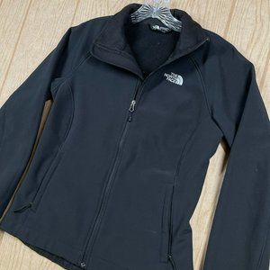 The North Face TNF Womens Black Size S Shoftshell Jacket Apex Bionic Windwall